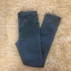 high waisted skinny jeans